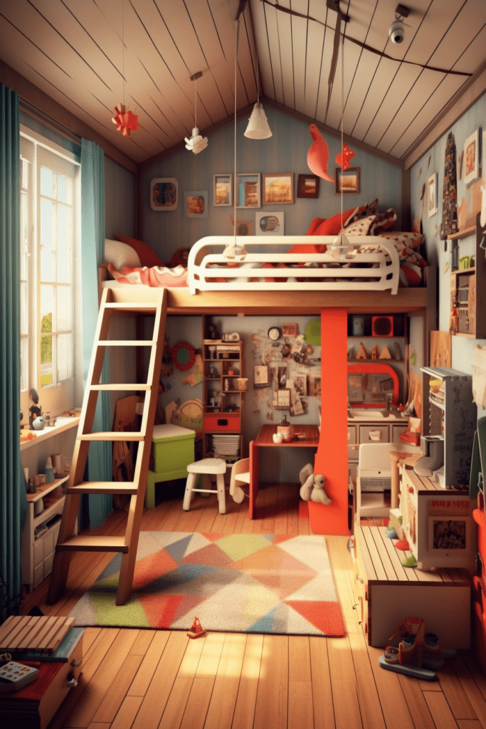 kid's bunk beds